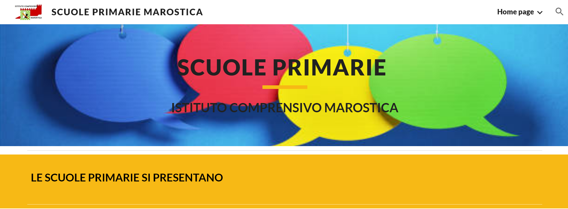 LE SCUOLE PRIMARIE SI PRESENTANO